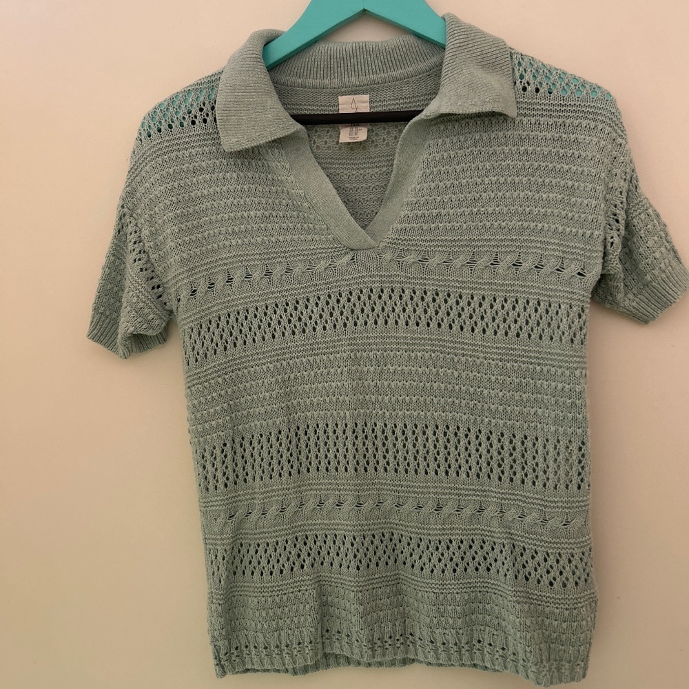 Knit polo
